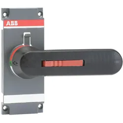 ABB OTV800EK Direktgriff schwarz 125 mm inklusiv Welle und Abdeckung Beschriftung Test-0 OFF-1 ON 1SCA022804R6340