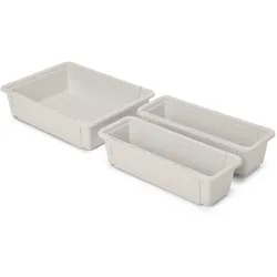 Tchibo - 3 ausziehbare Schubladeneinsätze - creme