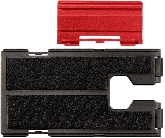 Plaque anti-rayures feutrée en plastique pour scie sauteuse, avec adaptateur pour rail de guidage metabo (623596000)
