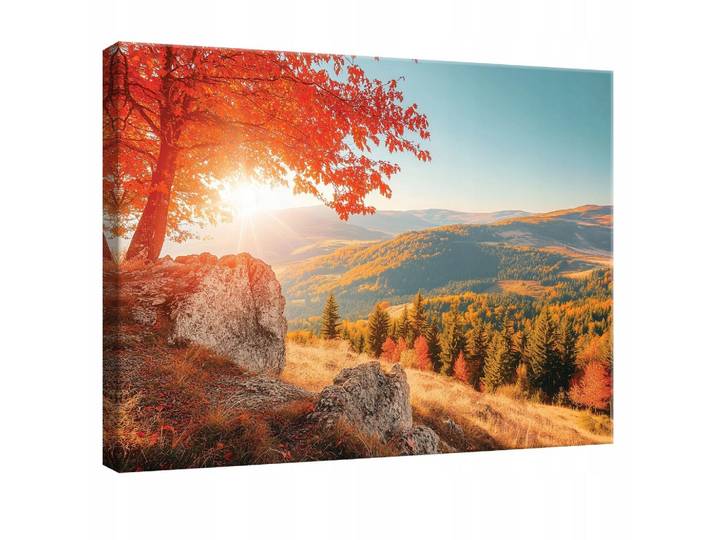 LEINWANDBILD Berge Landschaft Modern 60x40