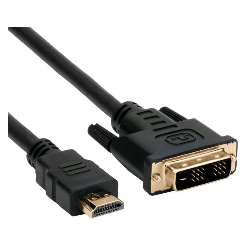 C-Tech Kabel HDMI-DVI, M/M (1.80 m) (CB-HDMI-DVI-18)