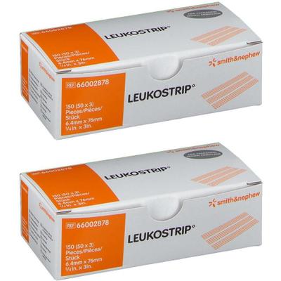 Leukostrip Wundnahtstreifen 6,4x76 mm Box x2 2x50x3 St Pflaster