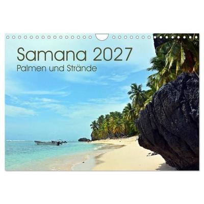 Samana - Palmen und Strände (Wandkalender 2027 DIN A4 quer), CALVENDO Monatskalender