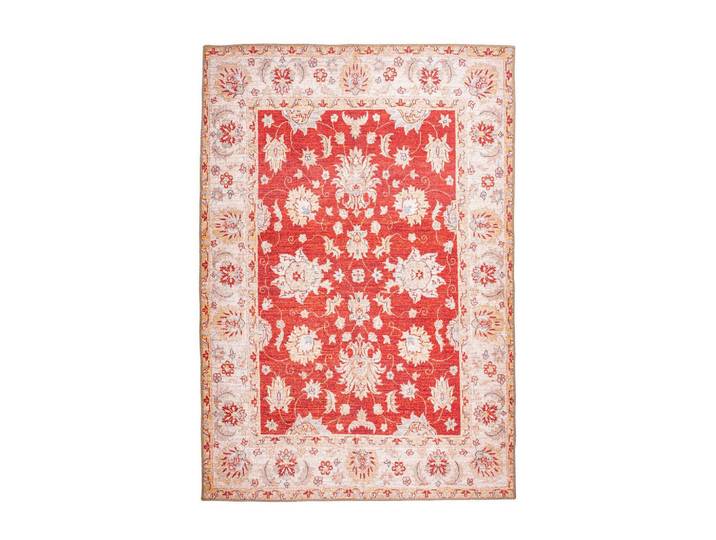 Kayoom Flachwebeteppich Faye 625 Rot, Rot, Vintage, rechteckig, 110x180 cm, pflegeleicht, Teppiche und Böden, Teppiche, Moderne Teppiche