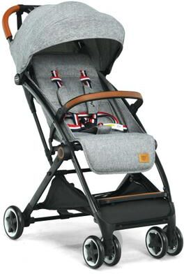 Costway Ultra-Comfort Baby Stroller with Adjustable Recline, Breathable Seat & Smooth Suspension