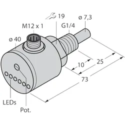 Turck Eintauchsensor FCS-G1/4A4-ARX-H1140