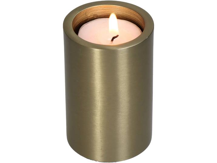 Kerzenständer Natural gold Aluminium H 8.2 cm 1 - Kerzenständer