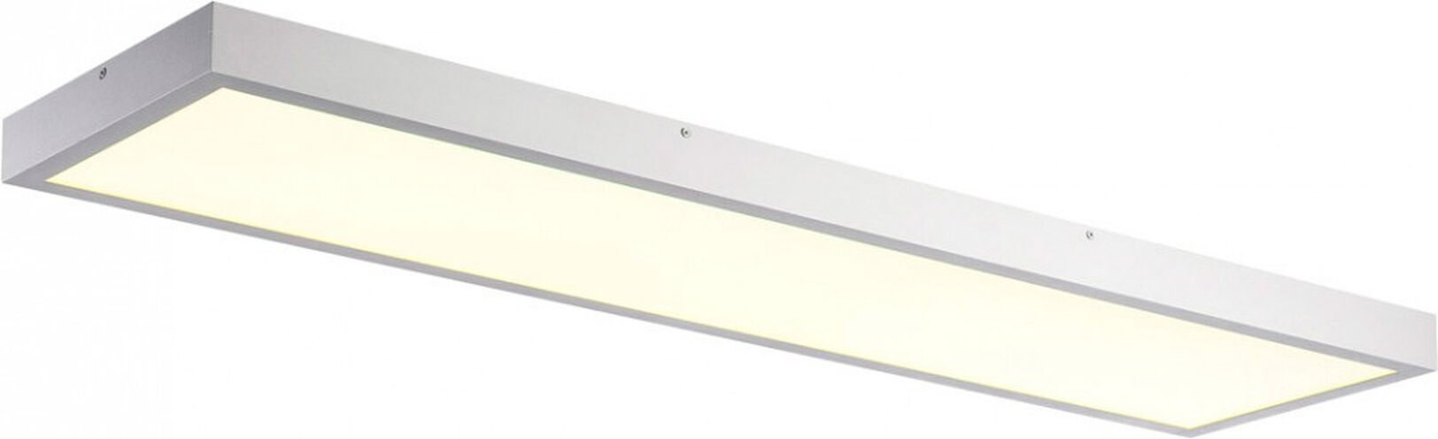 Slv Panel 1200x300mm Led Indoor Deckenaufbauleuchte,4000k, Silbergrau - Wand- Und Deckenleuchten