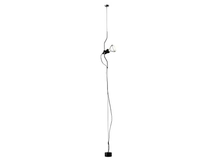 Flos F5600058 Plafonnier Parentesi en acier Nickel 150 W Longueur du câble 400 cm Diamètre 11 cm