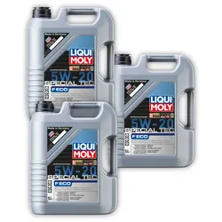 3x Motoröl LIQUI MOLY 3841 Special Tec F Eco 5W-20 Motorenöl Leichtlauf Motor Öl 5L