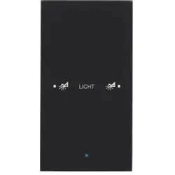 Berker 75141935 Glas-Sensor 1fach Komfort TS Sensor konfiguriert, schwarz