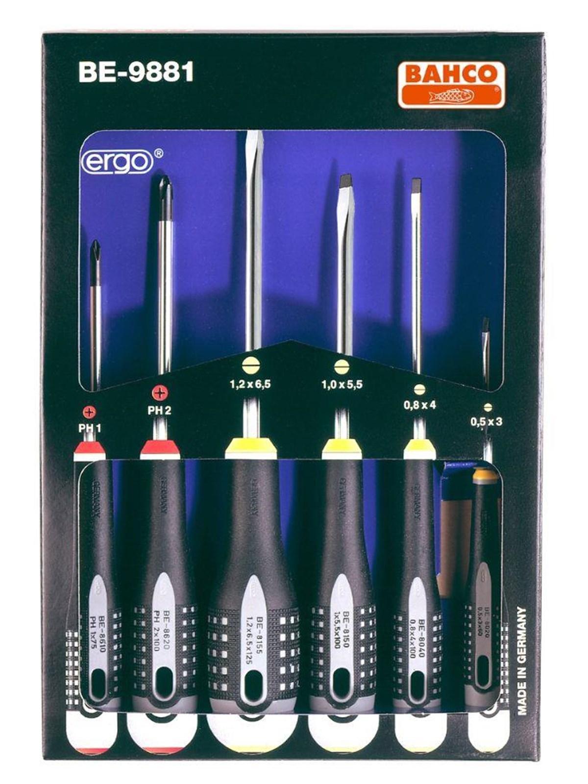 BAHCO Screw.dr ergo set ph/slot