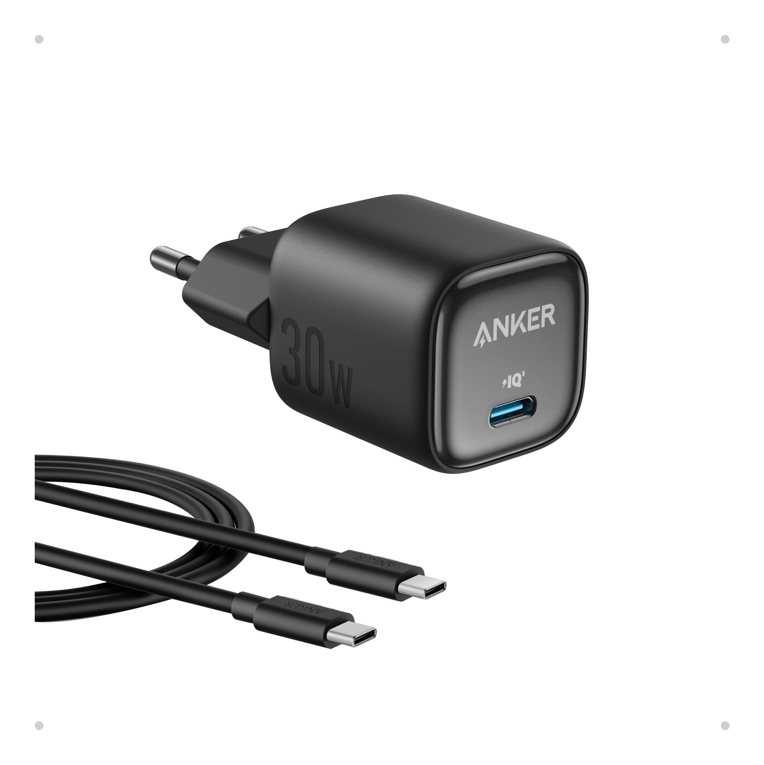 Anker Zolo Charger 30 W Ladegerät (Schwarz) A2698G11