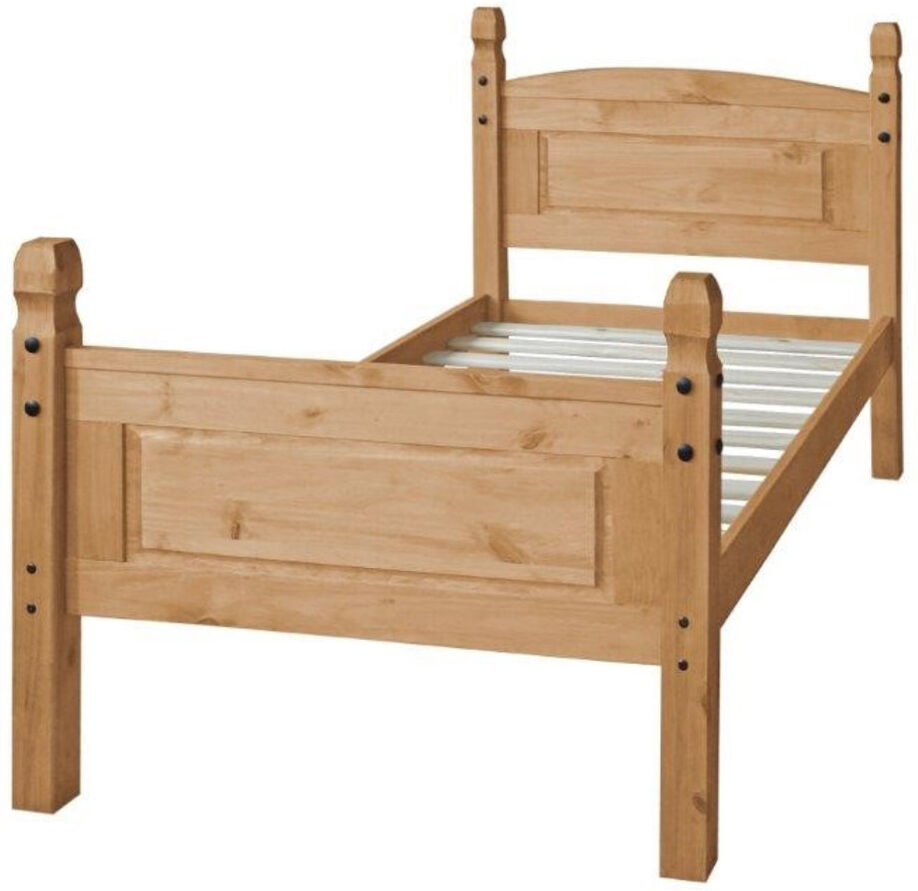 Brambly Cottage Bridewell Solid Wood Bed Antique Wax Single (3')