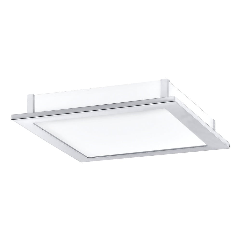 Eglo Auriga Vierkante Plafondlamp Chroom 38,5 cm