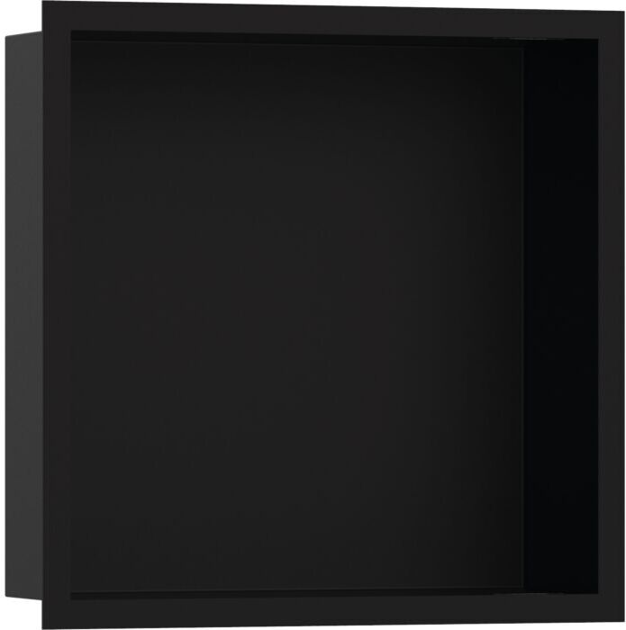 Hansgrohe XtraStoris Wandnische 56098670 30x30x10cm, mit Designrahmen, mattschwarz, mattschwarz