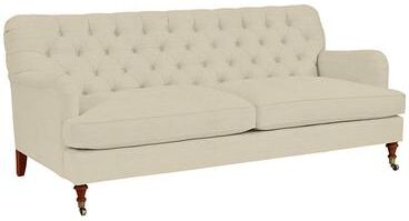 Maggie 83 Inch Sofa - Stocked - Gowan Coconut Inside Out - Ballard Designs