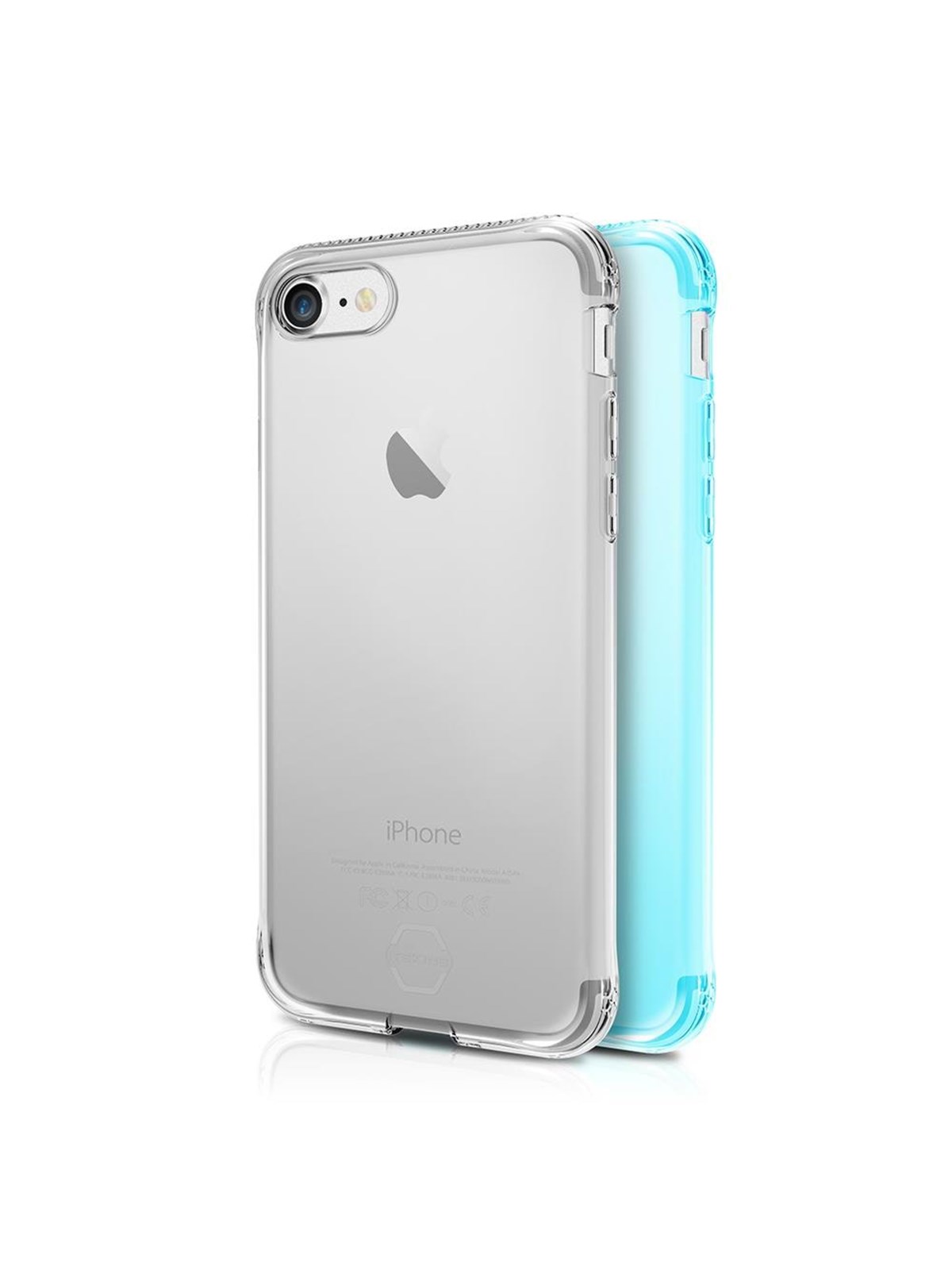 ITSKINS NANO DUO cover for iPhone XS / X - Light purple and transparent