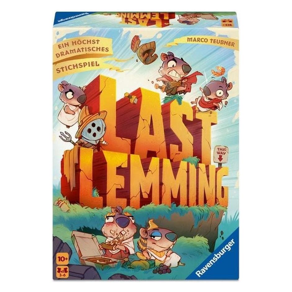 Ravensburger Last Lemming: Stichspiel-Tragödie in vier Akten, für Erwachsene und Kinder ab 8 Jahren (Deutsch, 3 - 6 Spieler) (25029)