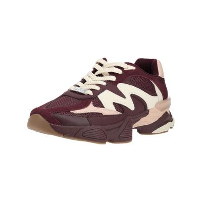 Sneaker STEVE MADDEN "STEVE MADDEN Sneaker Lederimitat/Textil", Damen, Gr. 40, Textil, rot (rot, pink), Lederimitat, Textil, Schuhe Sneaker