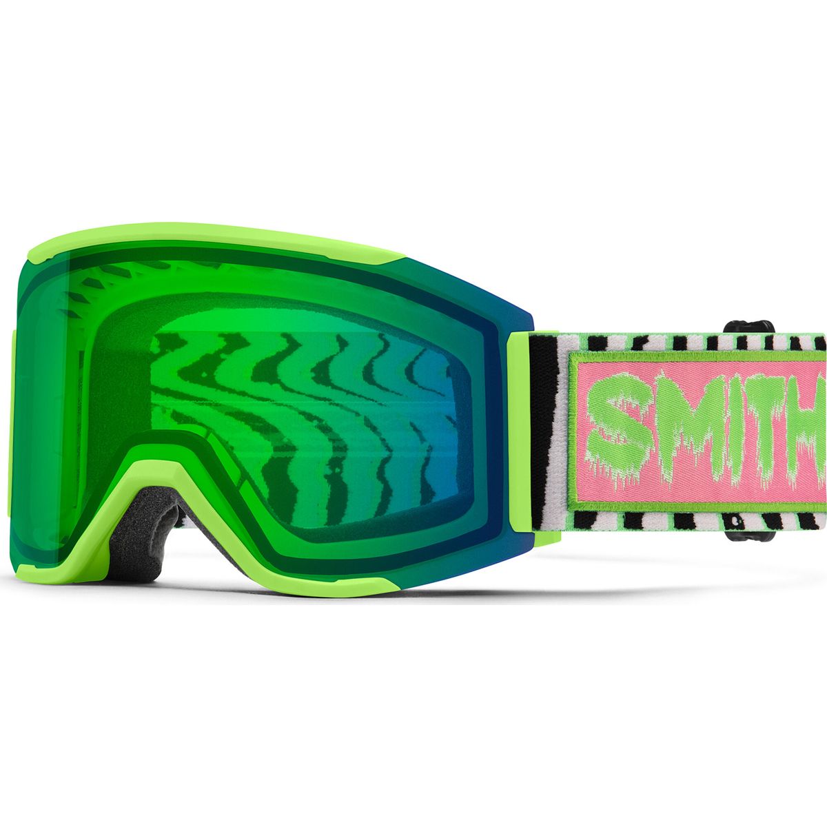 Smith Squad Mag slime static shag chromapop everyday green mirror M007563W999XP