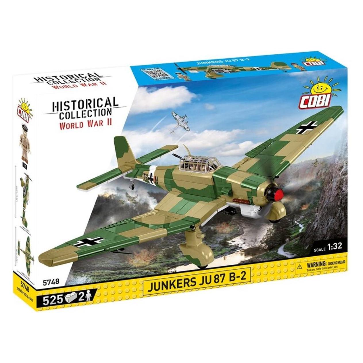 Cobi Historische Sammlung WWII Sturzkampfbomber Junkers Ju 87 B-2 (COBI-5748)
