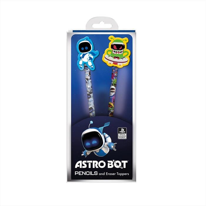 Pyramid Astro Bot Matita E Gomma, Multicolore