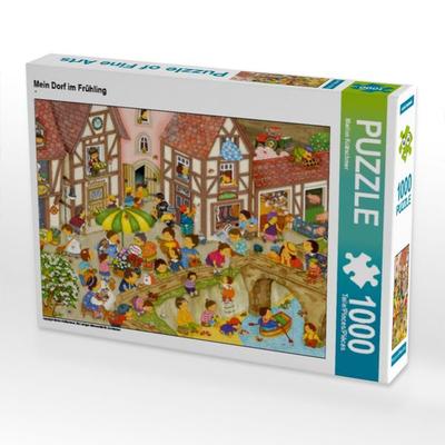 Mein Dorf im Frühling (Puzzle)