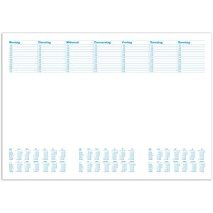 RNK Schreibunterlage 46633, Office, weiß, Papier, 30 Blatt, mit Kalender, 48 x 33cm