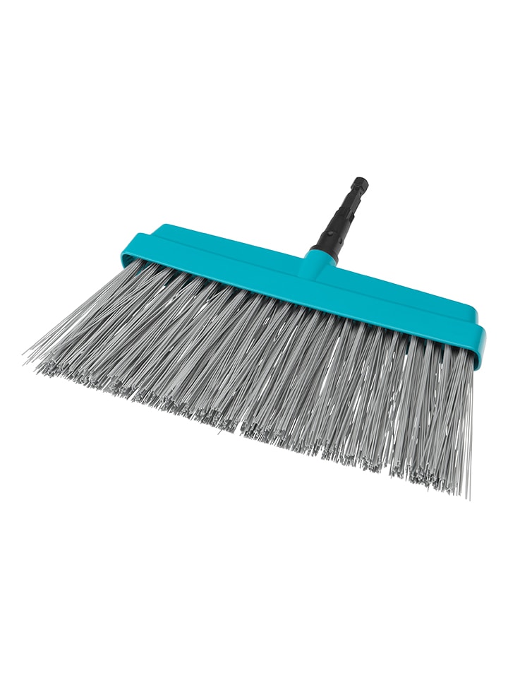 Gardena Terrassenbesen "Combisystem" in Hellblau/ Schwarz - (B)32 cm - onesize