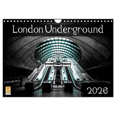 London Underground 2026 (Wall Calendar 2026 DIN A4 landscape), CALVENDO 12 Month Wall Calendar