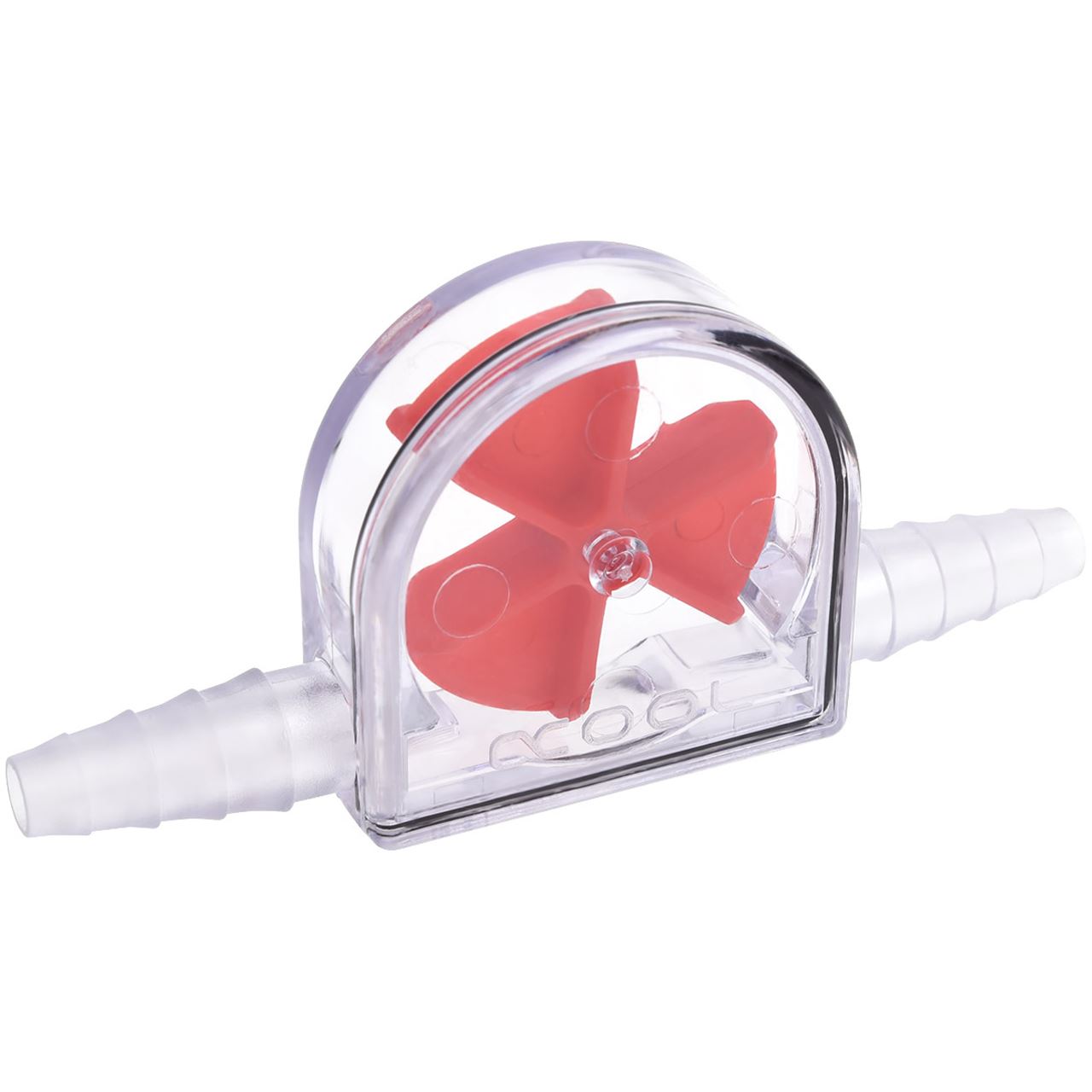 Alphacool Eisfluegel Durchflussanzeiger Rot 6-11mm - Acryl