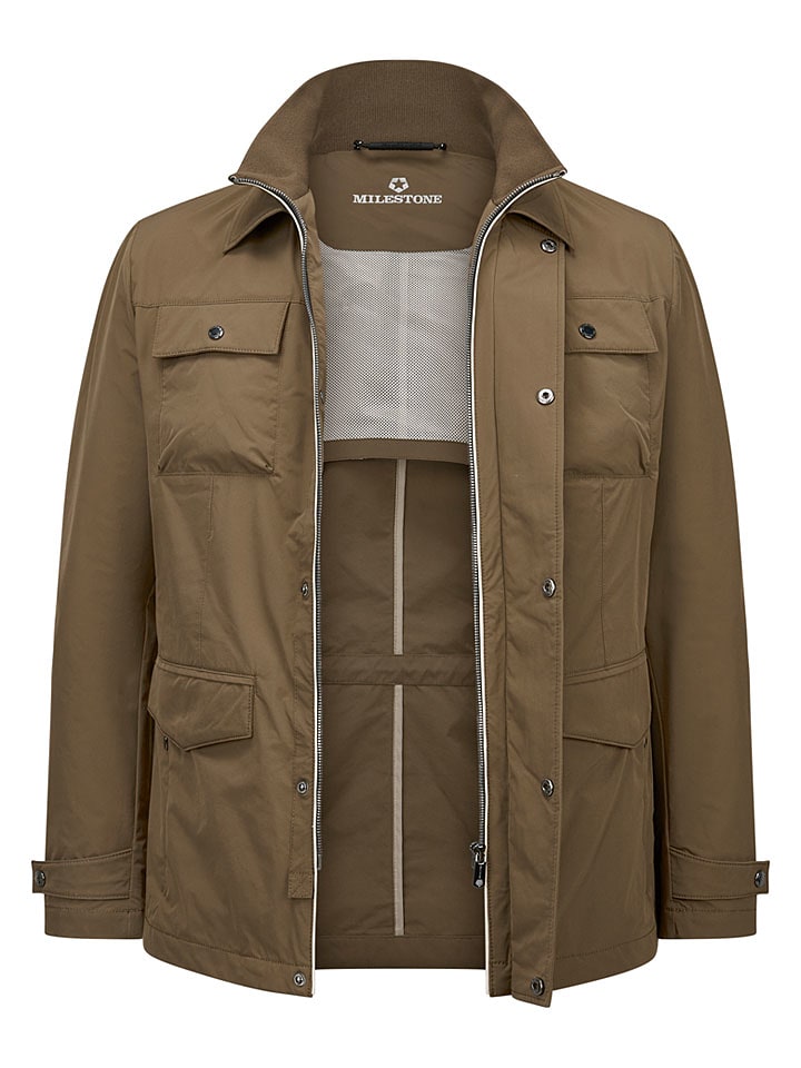 Milestone Übergangsjacke "Alabama" in Braun - 50