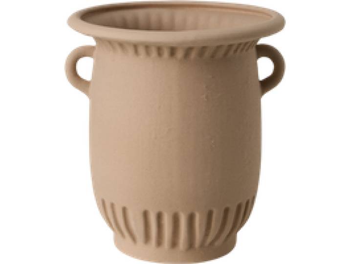 Vase antique céramique déco beige 23 cm Sioren
