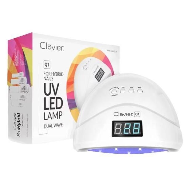 Clavier Lampa do paznokci Realac Q1 UV LED Lamp Dual Wave lampa do paznokci 48W z lustrzanym dnem (5904378555603)