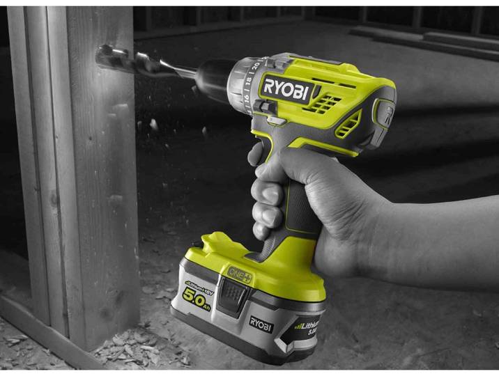 Perceuse-visseuse RYOBI R18DD3-0 18V One+ 1800 tr/min - Ø13 mm (vendu sans batterie)