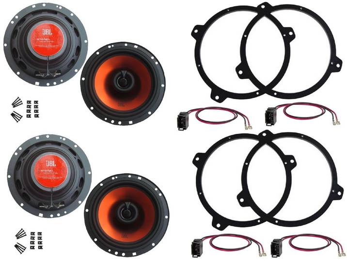 DSX JBL Audio Boxen Set für BMW 3er E46 Coupe Frontlautsprecher Heckablage Auto-Lautsprecher (100 W)