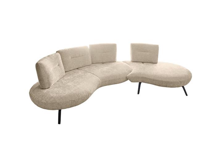 Moderano Bigsofa, Creme, Metall, 4-Sitzer, 456x93x138 cm, Typenauswahl, Fußauswahl, Sitzqualitäten, Stoff-/Lederauswahl, Wohnzimmer, Sofas & Couches, Sofas, Bigsofas