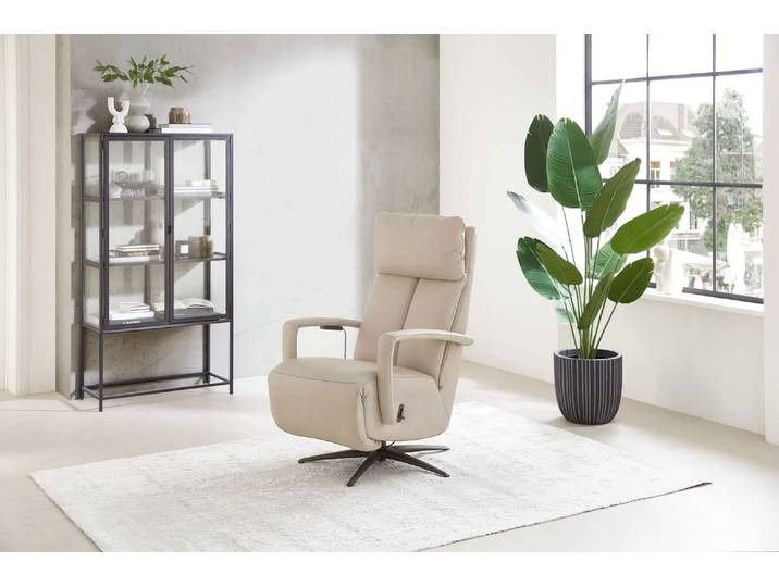 Leder Relaxsessel 130 inkl. 3-motorische Relaxfunktion mit