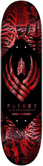 Skateboard Deck Powell Peralta Skeleton Flight (8.38" - Rot)