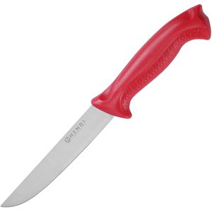 Hendi Fleischmesser HACCP 842423, 15 cm Edelstahlklinge mit glattem Schliff und Kunststoffgriff