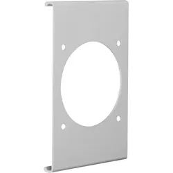 Hager R86837030 Blende CEE-Steckdose 70er Befestigungsspur PVC zu FB Oberteil 150mm steingrau