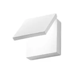 10W 700LM 3000K Weiße LED-Wandleuchte aus Metall, verstellbarer Diffusor, modernes Design, Abmessungen 12x12x4,5/13 cm - Perenz
