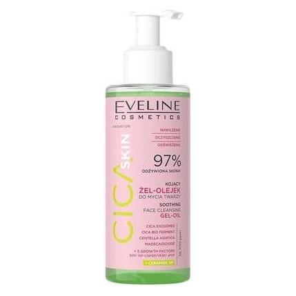 Eveline Cica Skin Cleansing Gel-Oil For Face Washing 145ml (Reinigungsgel, 145 ml) (57290517)