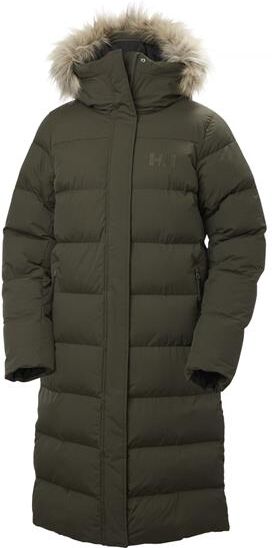 Helly Hansen Womens Aria Long Parka, Utility Green M