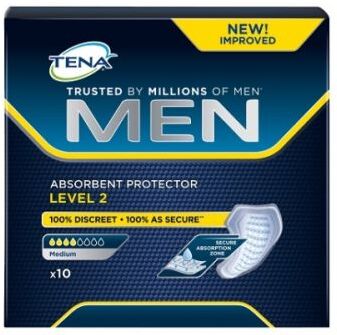 Tena Absorbent Protectors Level 2 For Men 10 units 10 Units