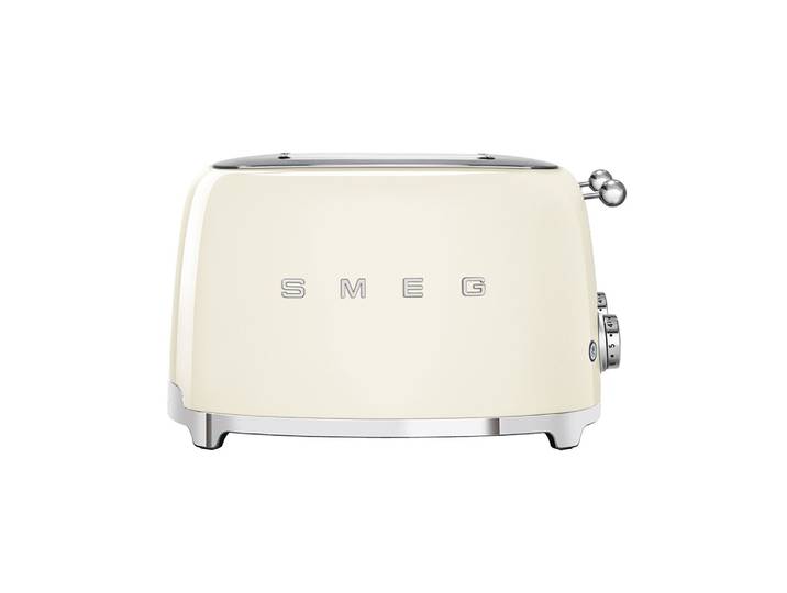 Smeg TSF03CREU broodrooster 4x4, crème