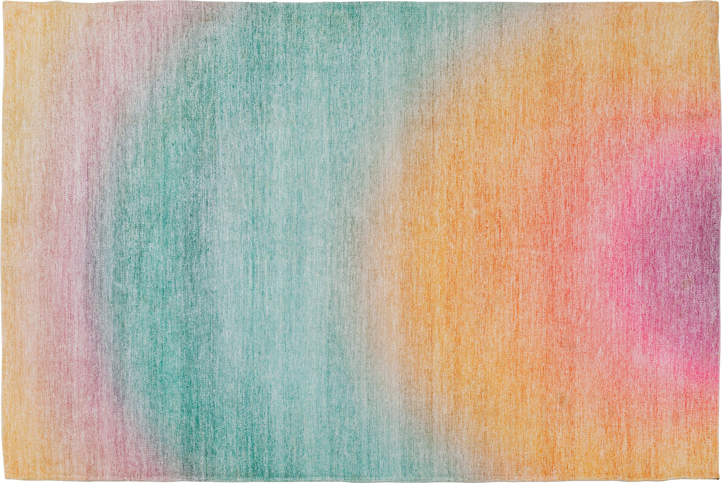 Teppich KARE DESIGN "Rainbow Pastell 170x240cm", bunt (mehrfarbig), B:170cm H:1mm L:240cm, Teppiche, Teppich mehrfarbig B : 170cm 1 Stk., 1mm, L: 240cm