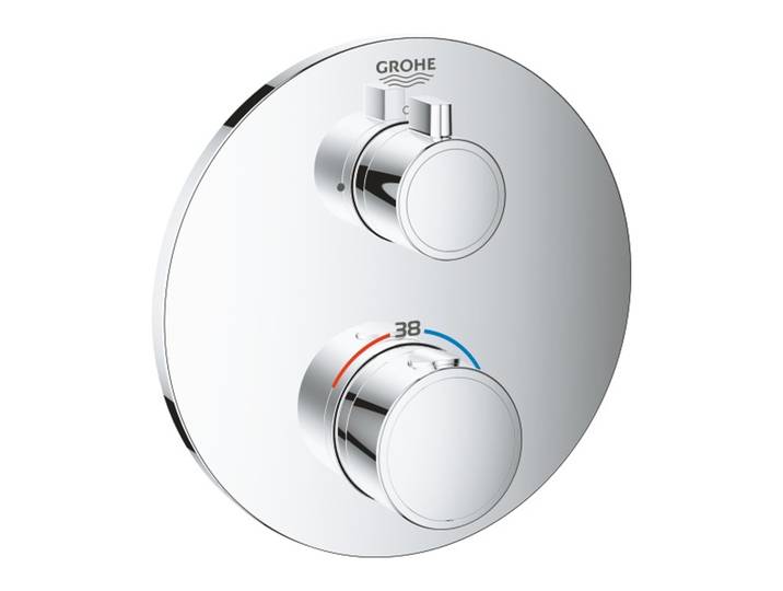 Mitigeur thermostatique de douche, chromé (24075000)