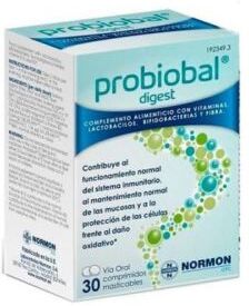 Normon Probiobal Digest Adult 30 Tablets
